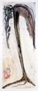 Ink and oilstick on paper | 85.75h x 35.75w in. | Photo credit: Dirk Bakker